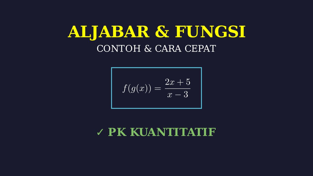 Aljabar: Contoh dan Penyelesaian