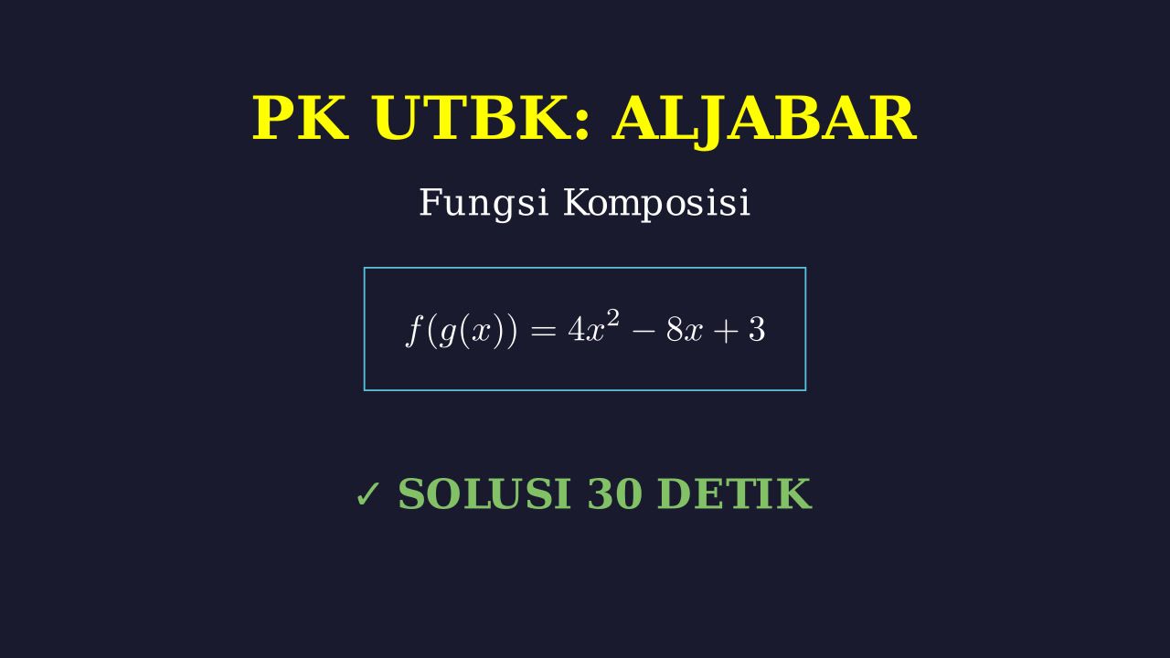 Pengetahuan Kuantitatif UTBK