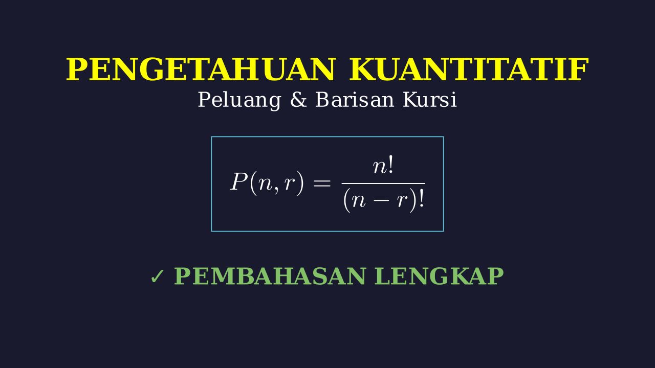 Barisan Kursi Berurutan