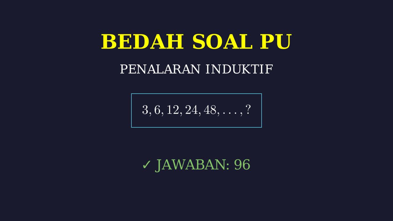 Bedah Soal Penalaran