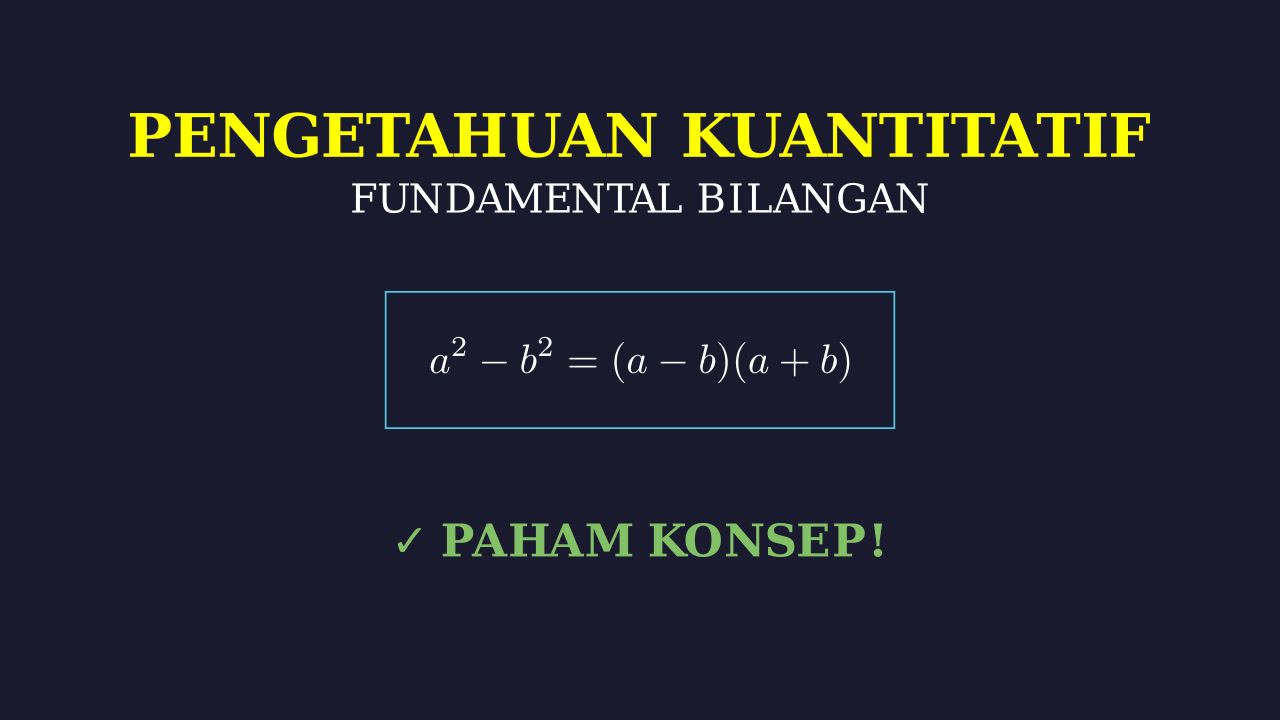 Kuasai Fundamental Seluruh Materi PK