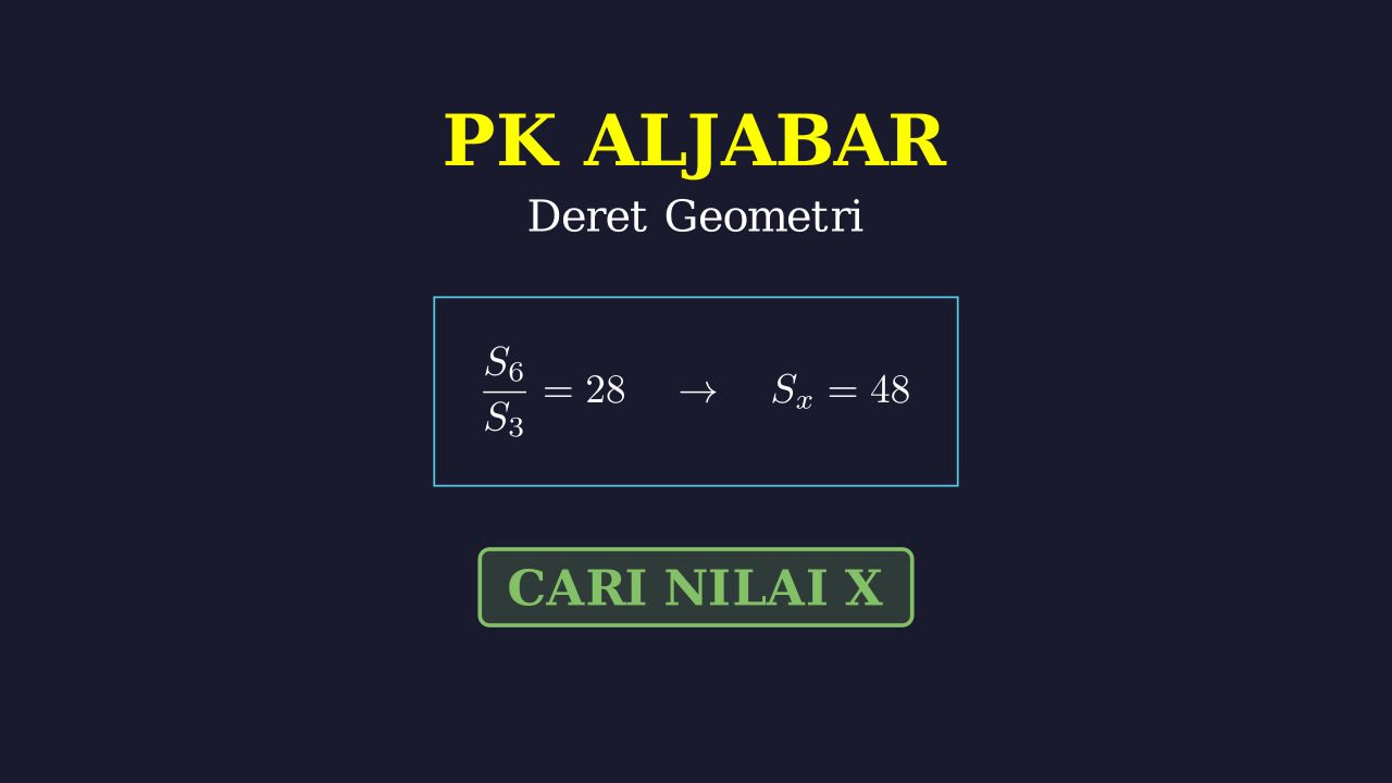 Barisan Geometri: Mencari Nilai Sx