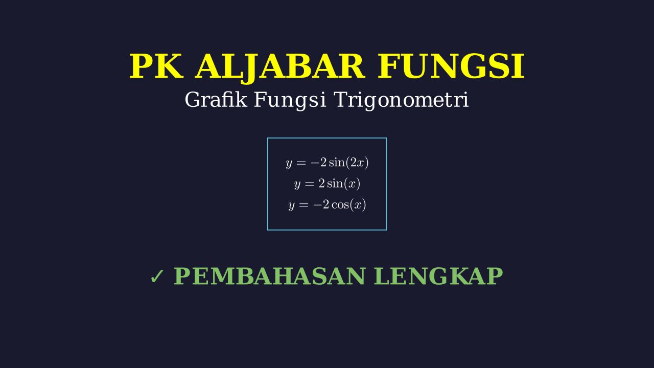 Menggambar Grafik Trigonometri