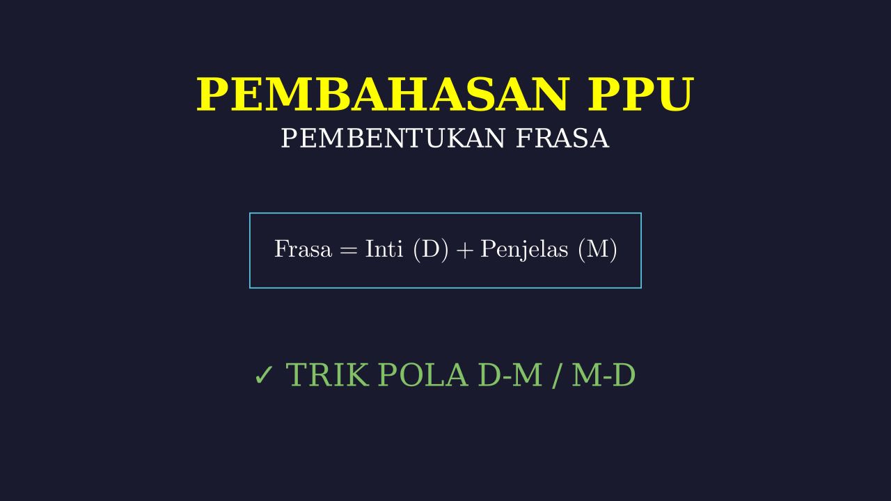 Memahami Frasa