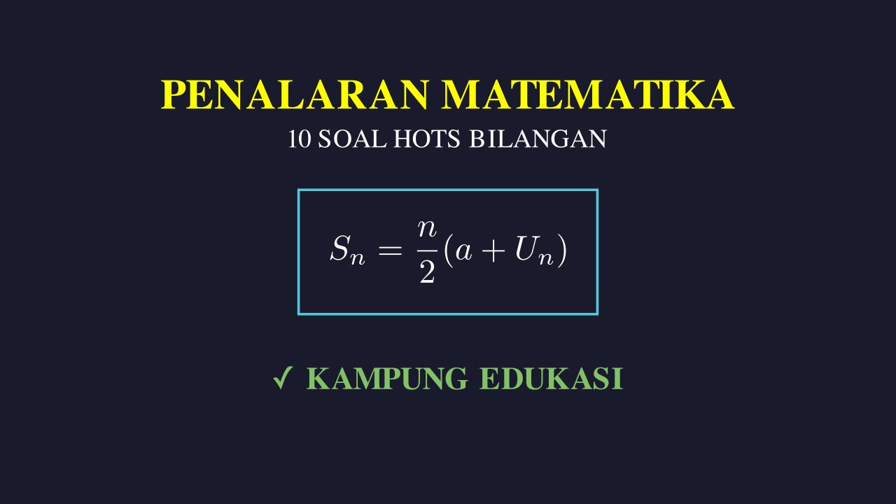 Bedah Soal HOTS PM: Kampung Edukasi