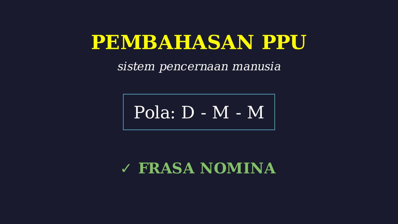 Sistem Pencernaan Manusia