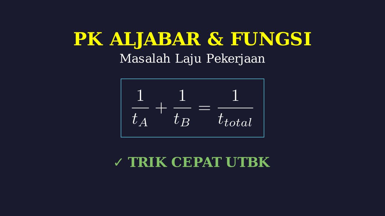 Soal Cerita: Waktu Pengerjaan Proyek