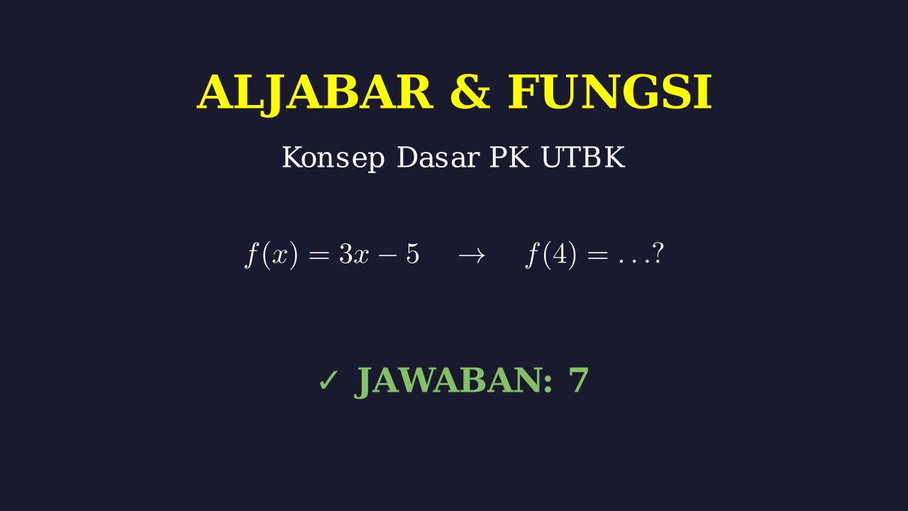 Paham Matematika Dari Nol