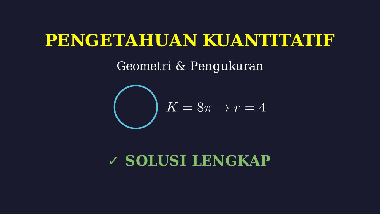 Keliling Lingkaran: Geometri