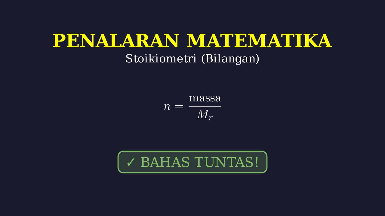 Penyelesaian Soal Stoikiometri