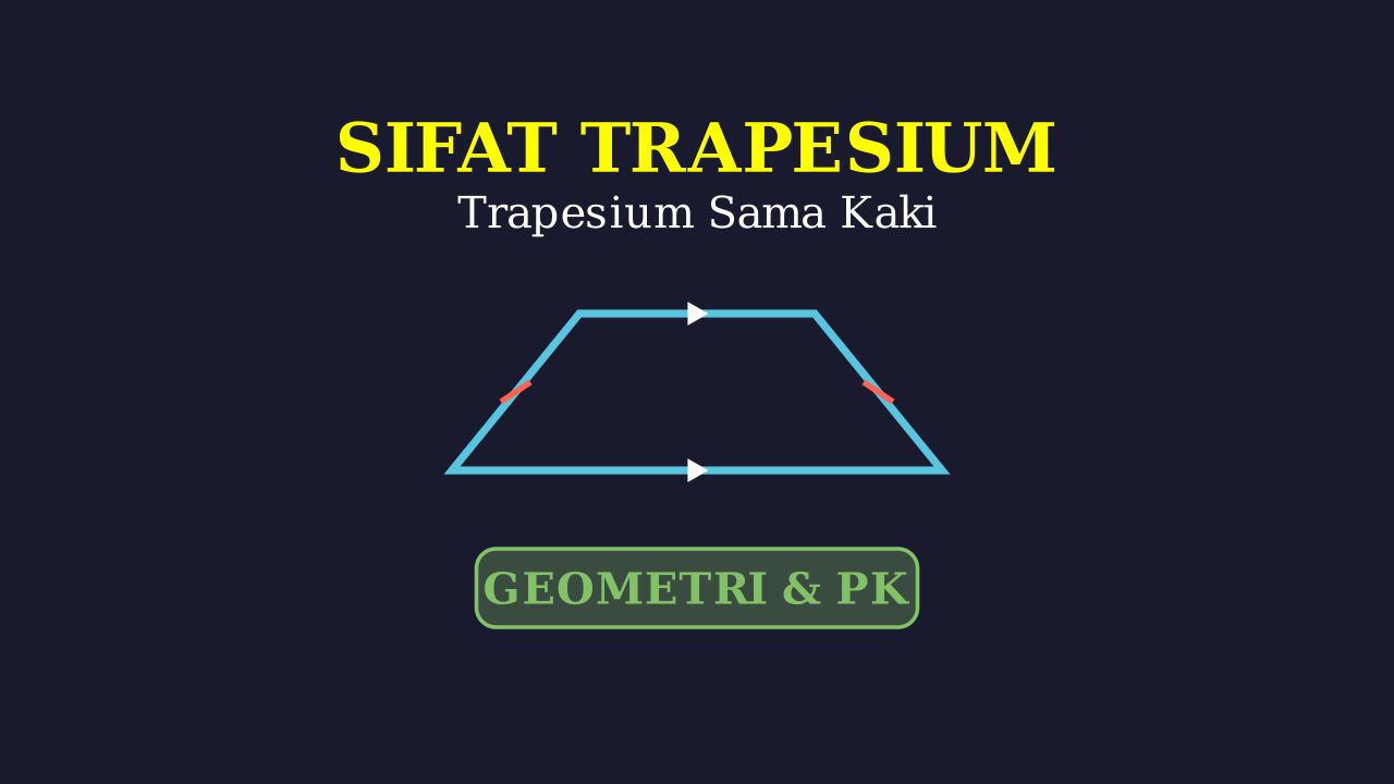 Sifat-Sifat Trapesium Sama Kaki