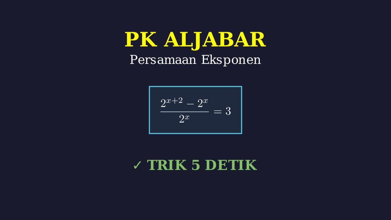 Eksponen: Pengetahuan Kuantitatif