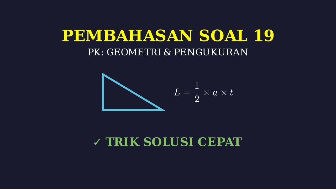 Pembahasan Soal 19: Geometri Titik