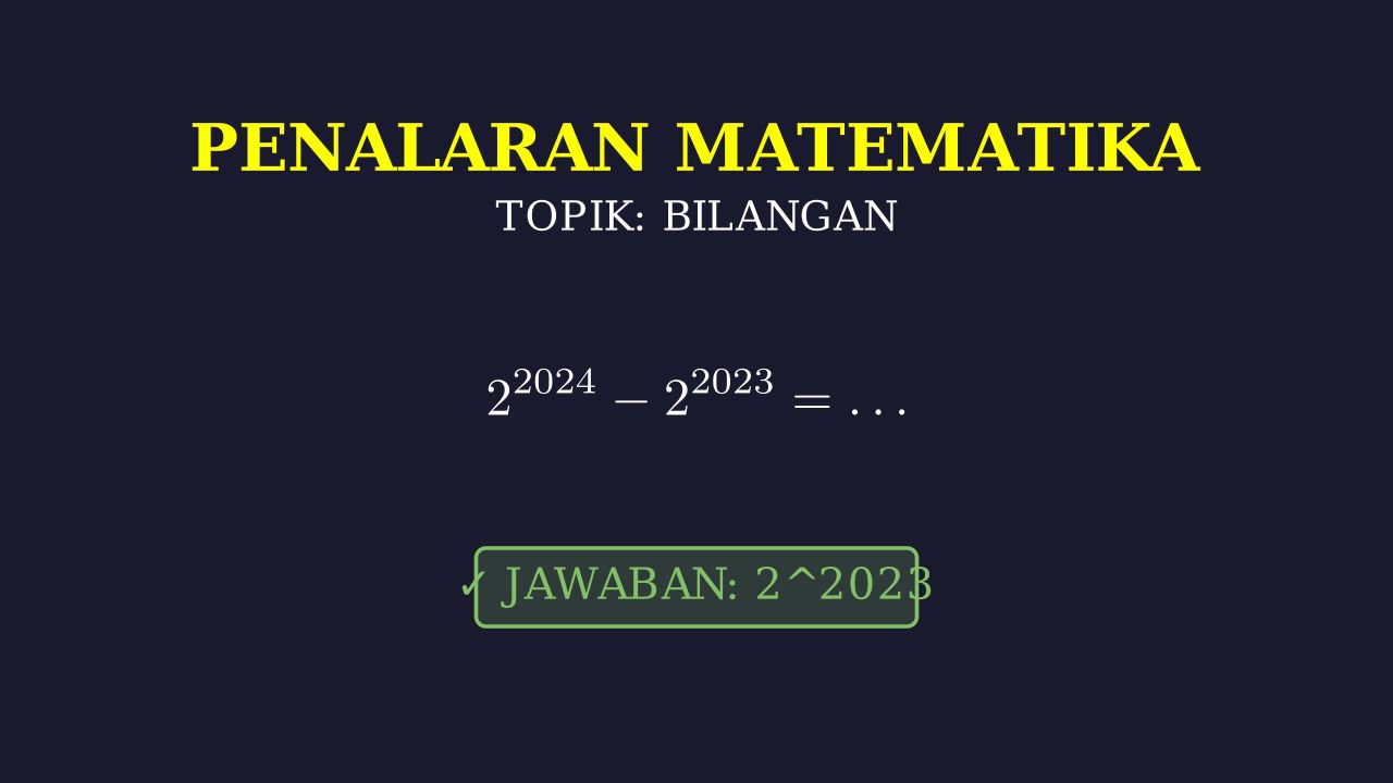 Pembahasan Soal Matematika