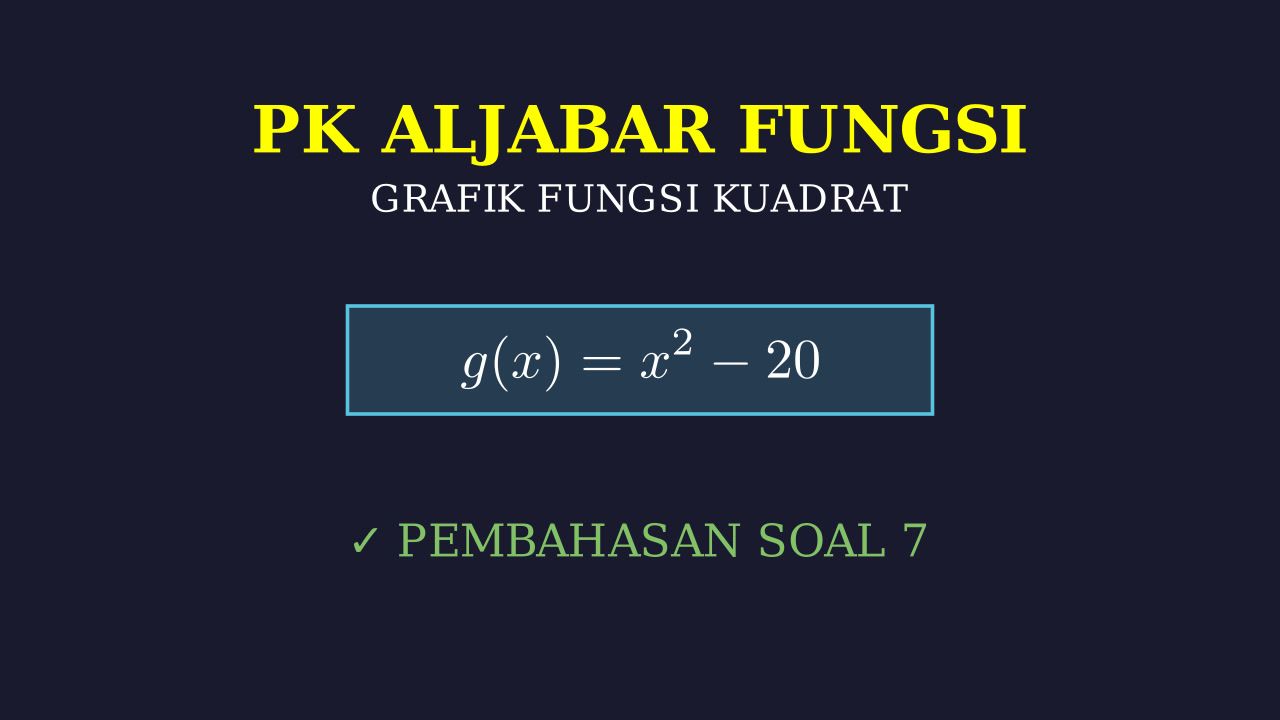 Grafik Fungsi Kuadrat: Pengetahuan Kuantitatif