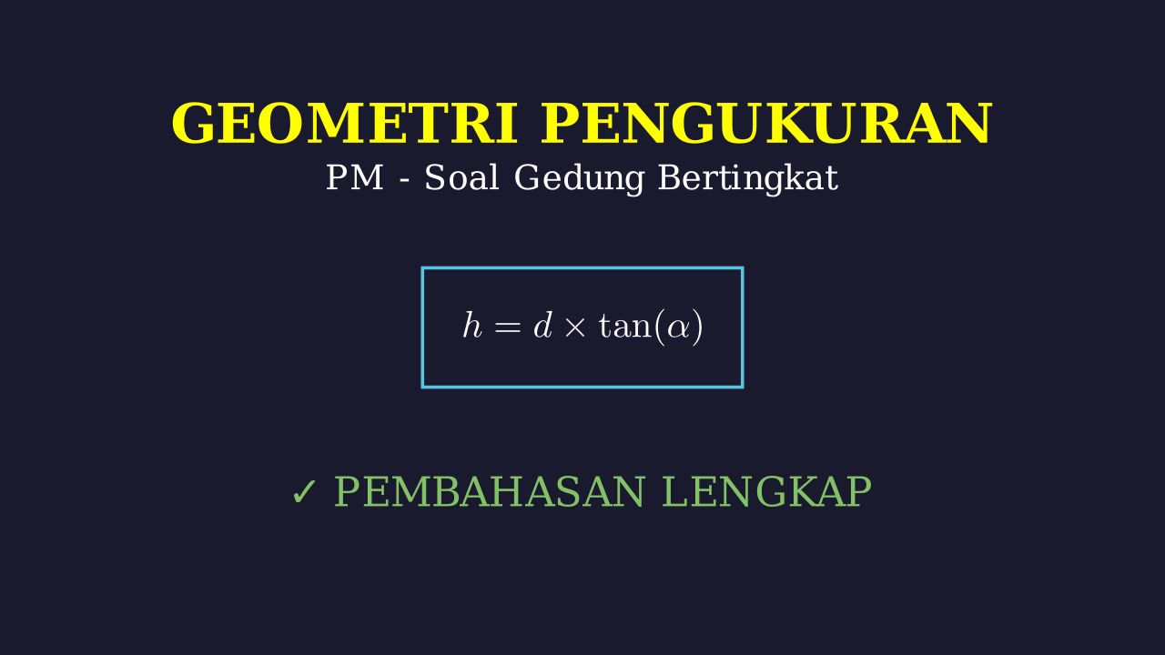 Soal Cerita: Tinggi Gedung Bertingkat