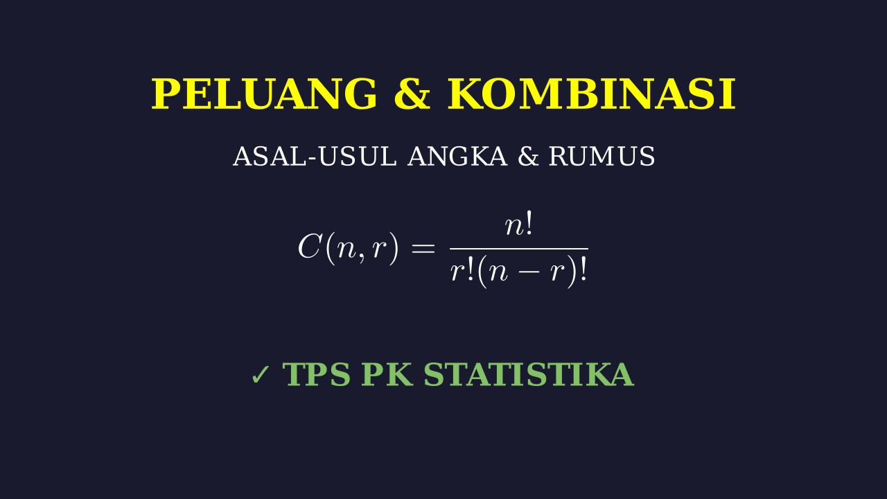 Logika Perhitungan Peluang dan Kombinatorika