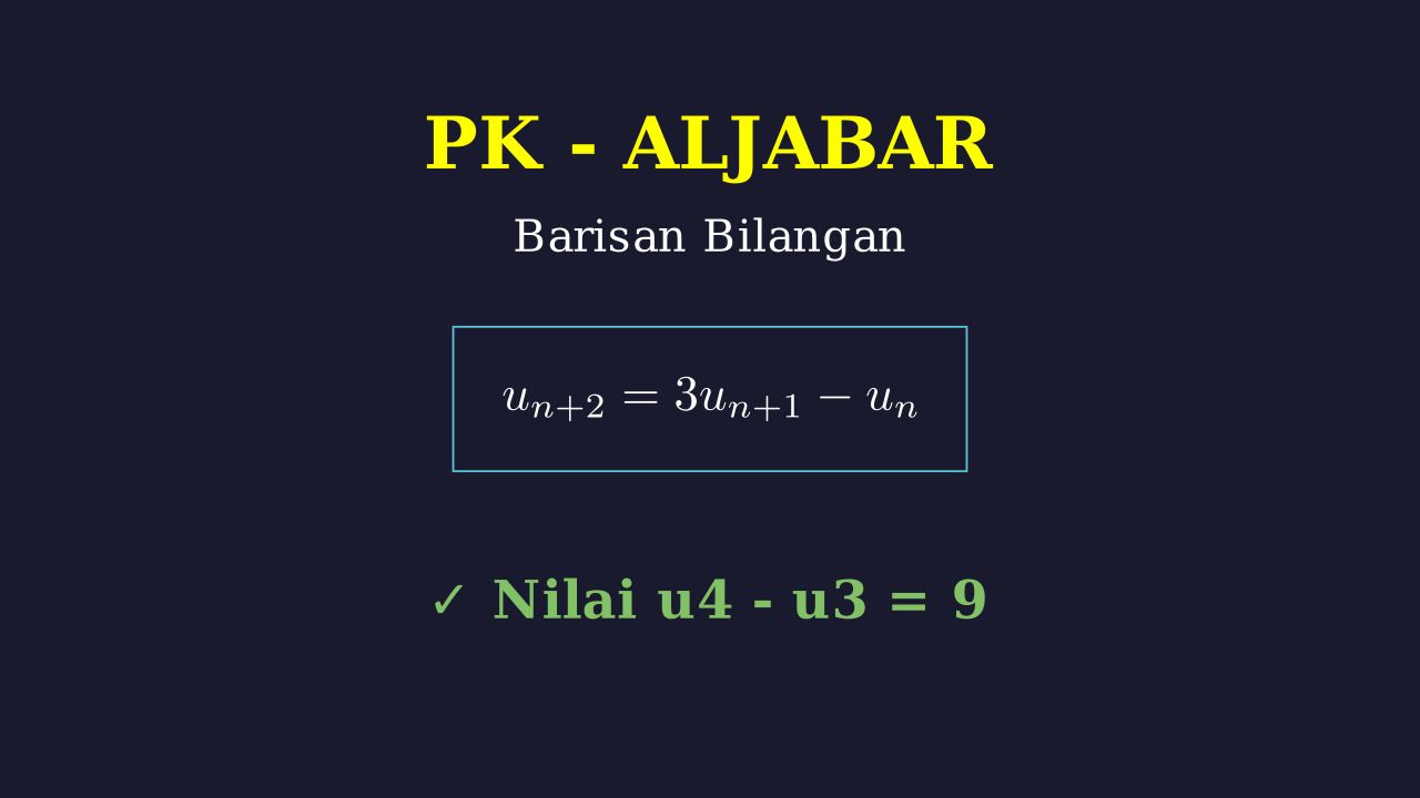 Menyelesaikan Barisan Bilangan Rekursif