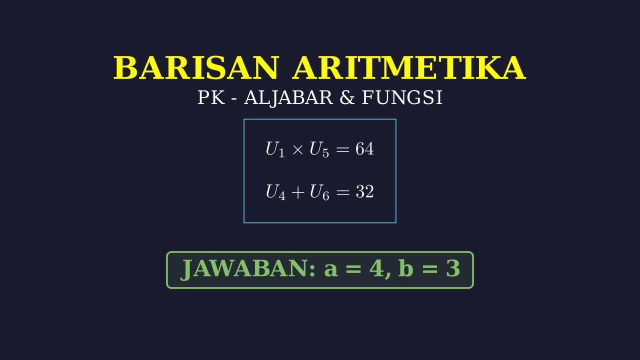 Barisan Aritmetika: Analisis Suku
