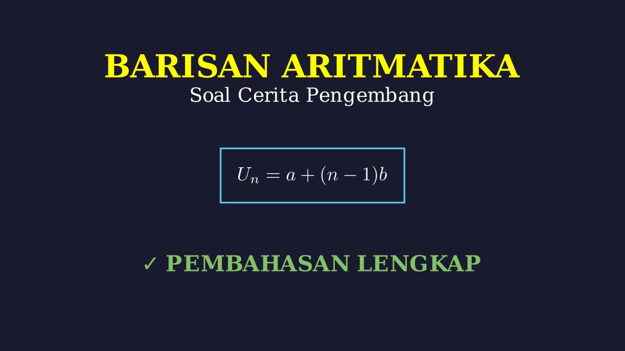 Barisan Aritmatika: Studi Kasus Pengembang Perumahan
