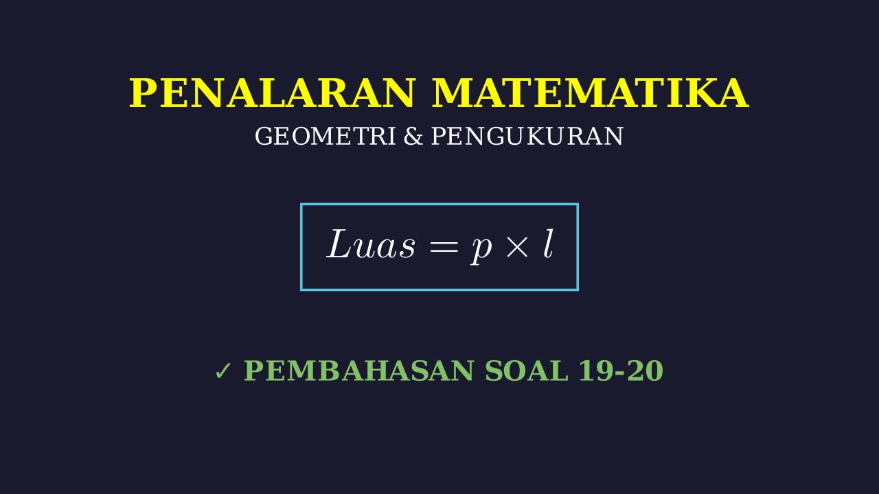 Geometri: Sekat Ruang Praktik Dokter Gigi