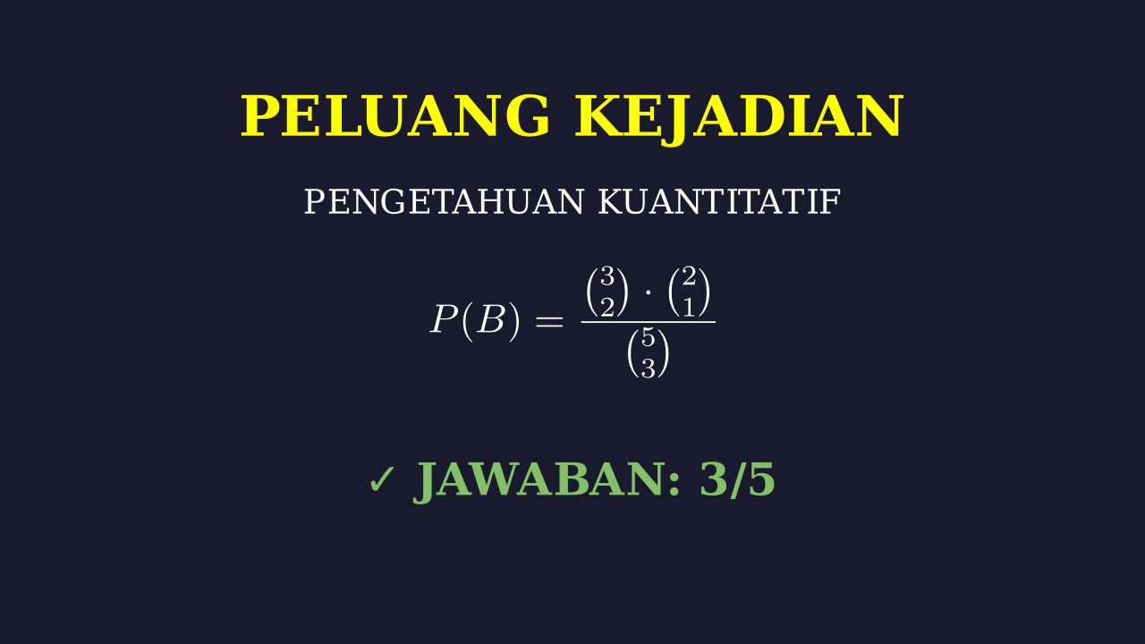 Peluang: Pengambilan Bola Merah dan Putih
