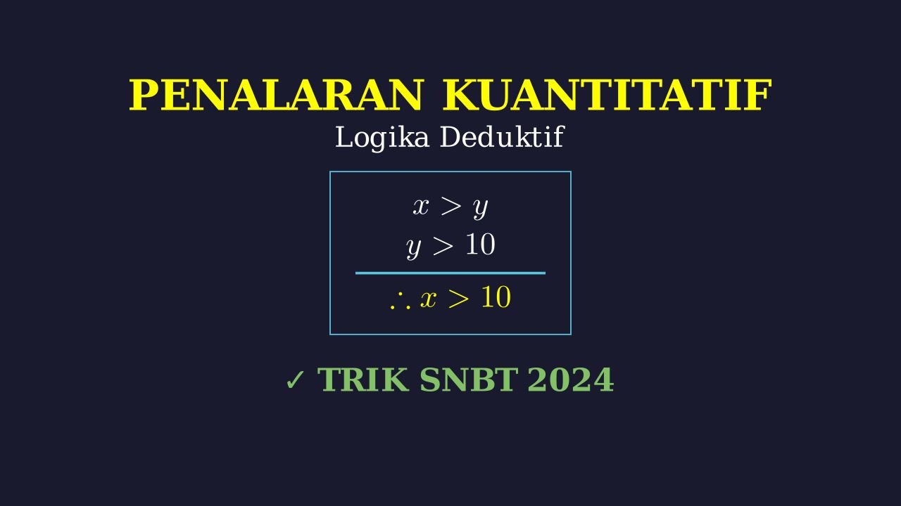 Penalaran Kuantitatif Deduktif