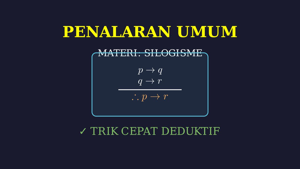Silogisme: Penalaran Umum