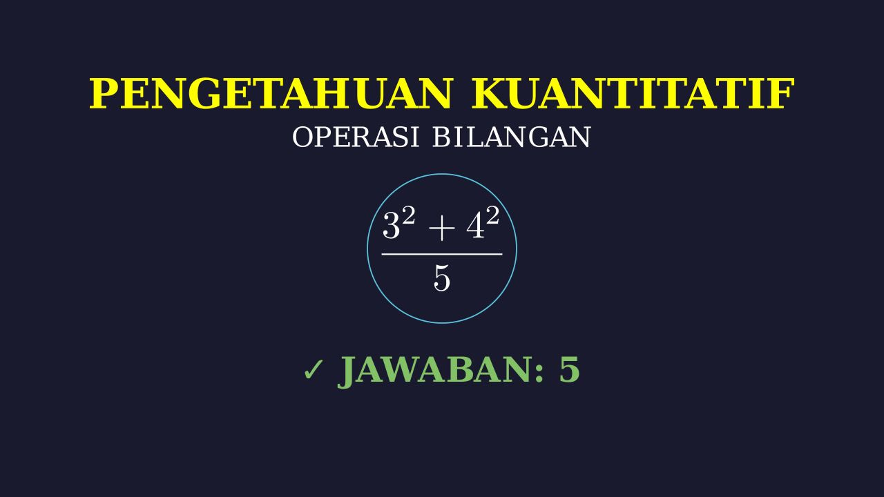 Operasi Hitung Bilangan