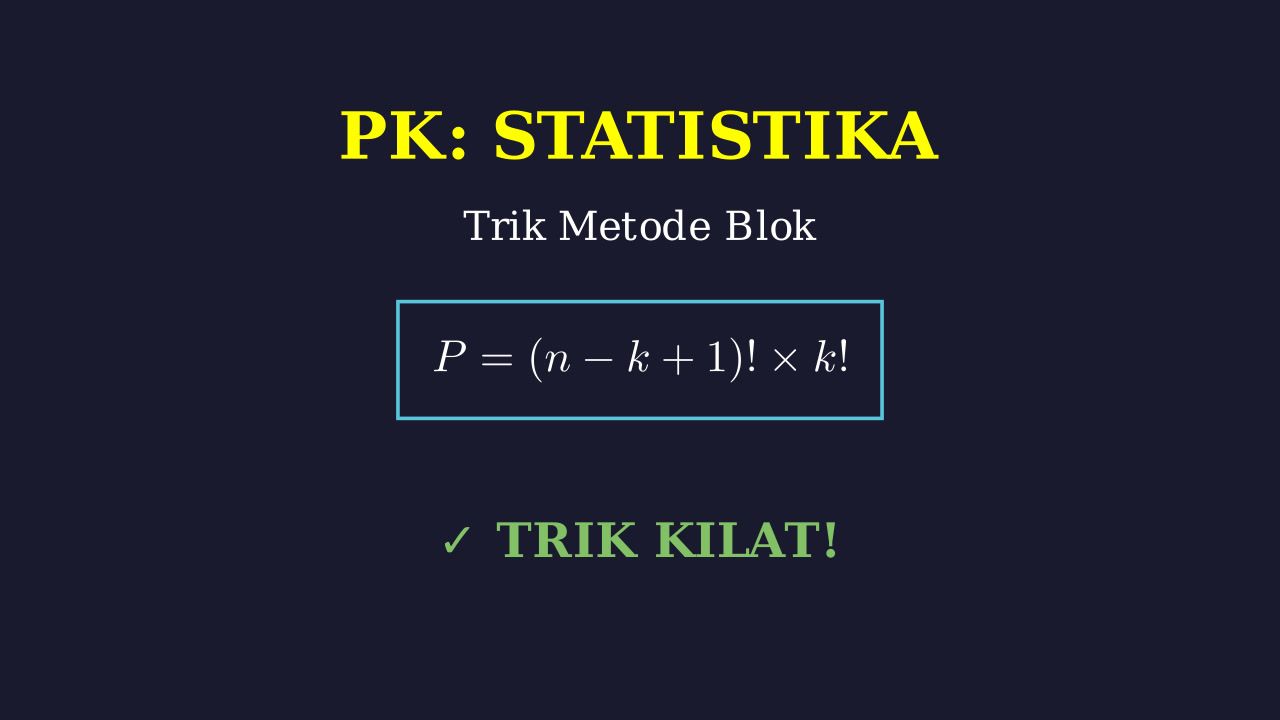 Trik Pengelompokan: Metode Blok
