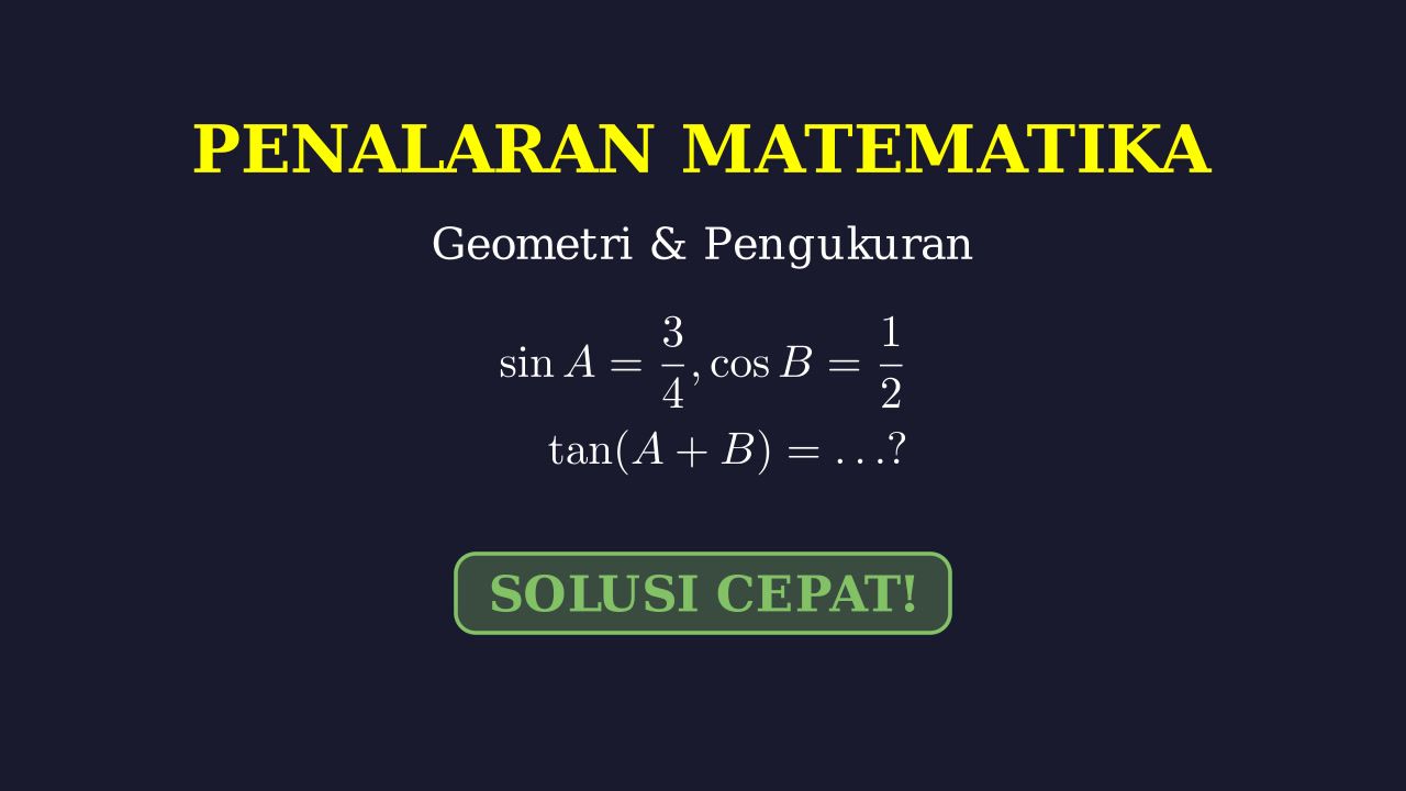 Menghitung Nilai Tan (A+B)