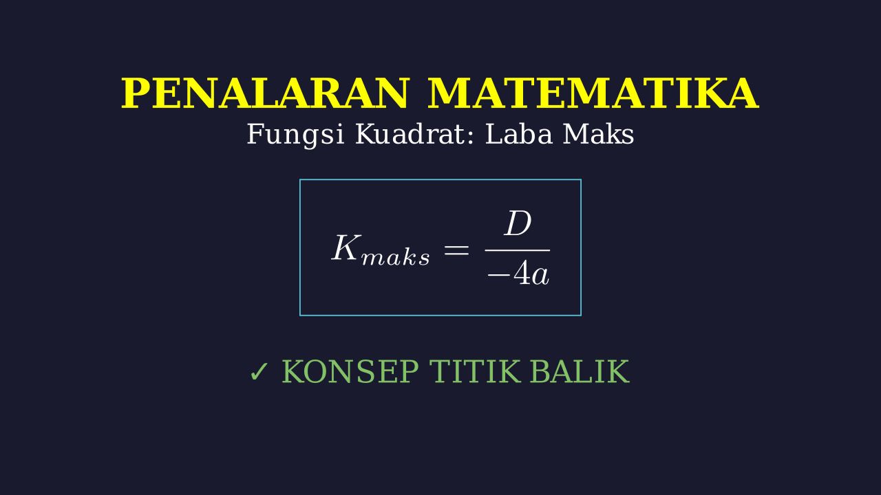 Fungsi Kuadrat: Keuntungan Maksimum