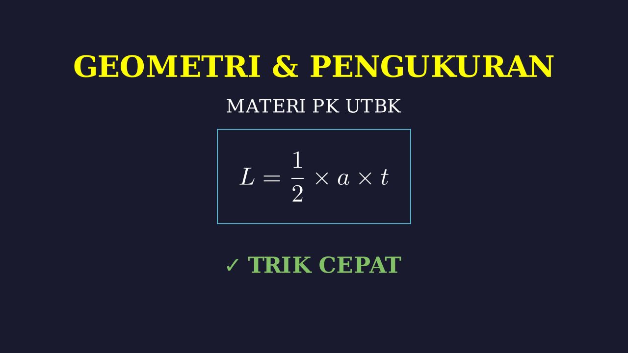 Geometri: Konsep Dasar