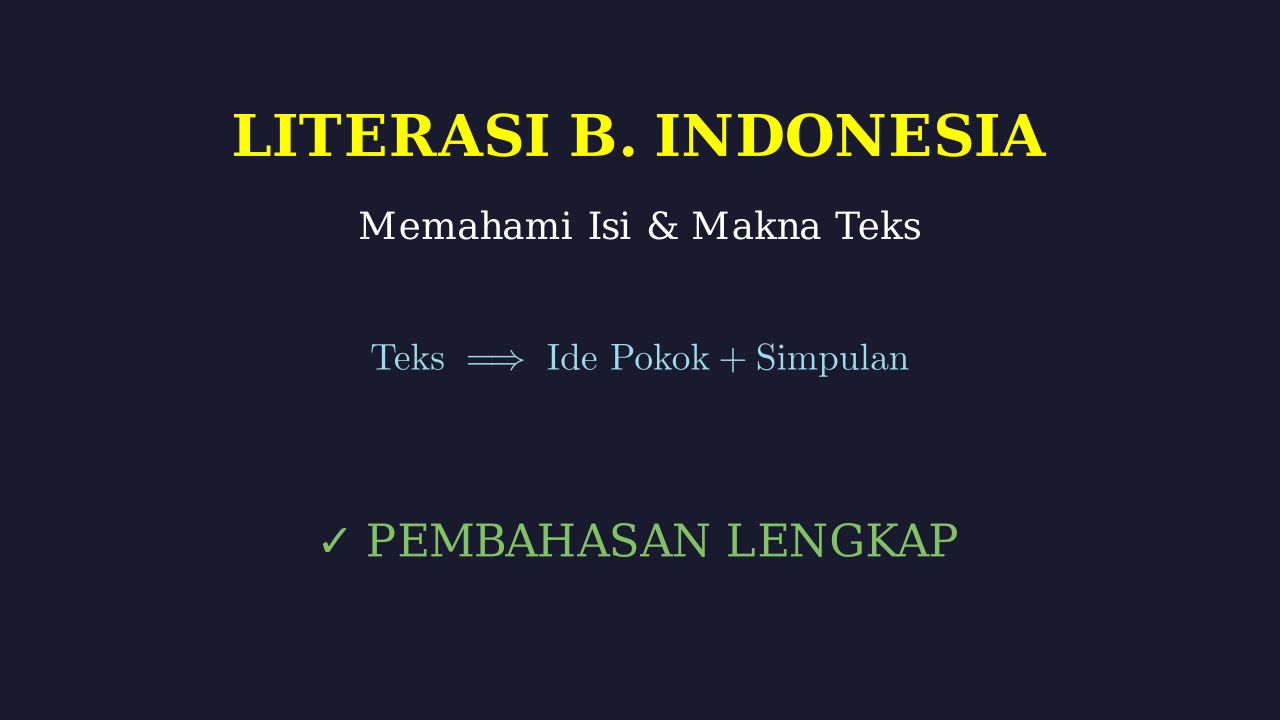 Pembahasan Soal