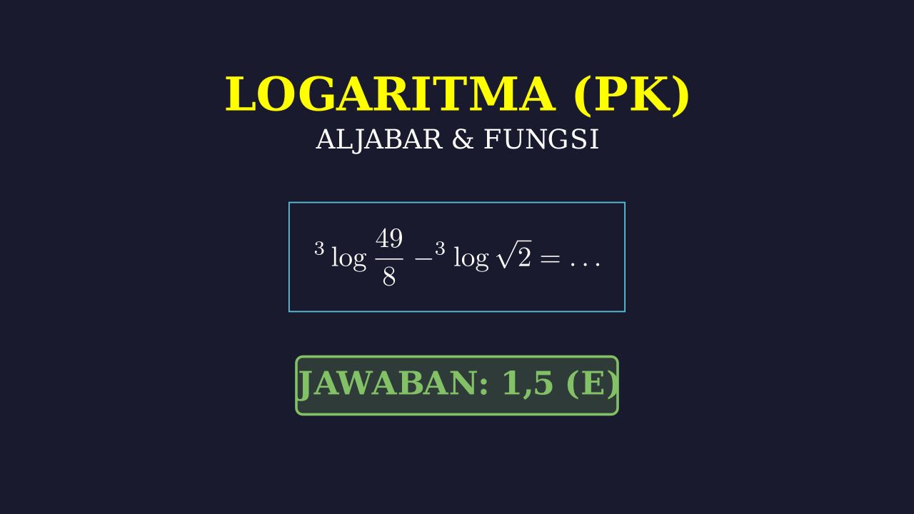 Menghitung Nilai Logaritma
