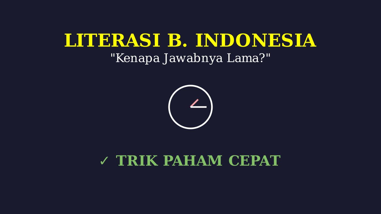 Alasan Waktu Terasa Lama