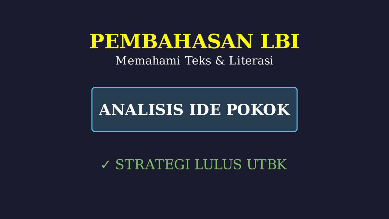 Bedah Soal LBI