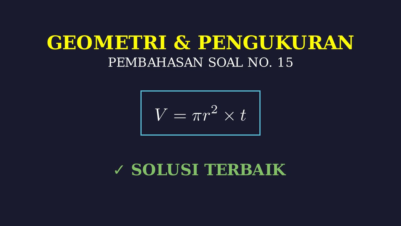 Pembahasan Soal Nomor 15