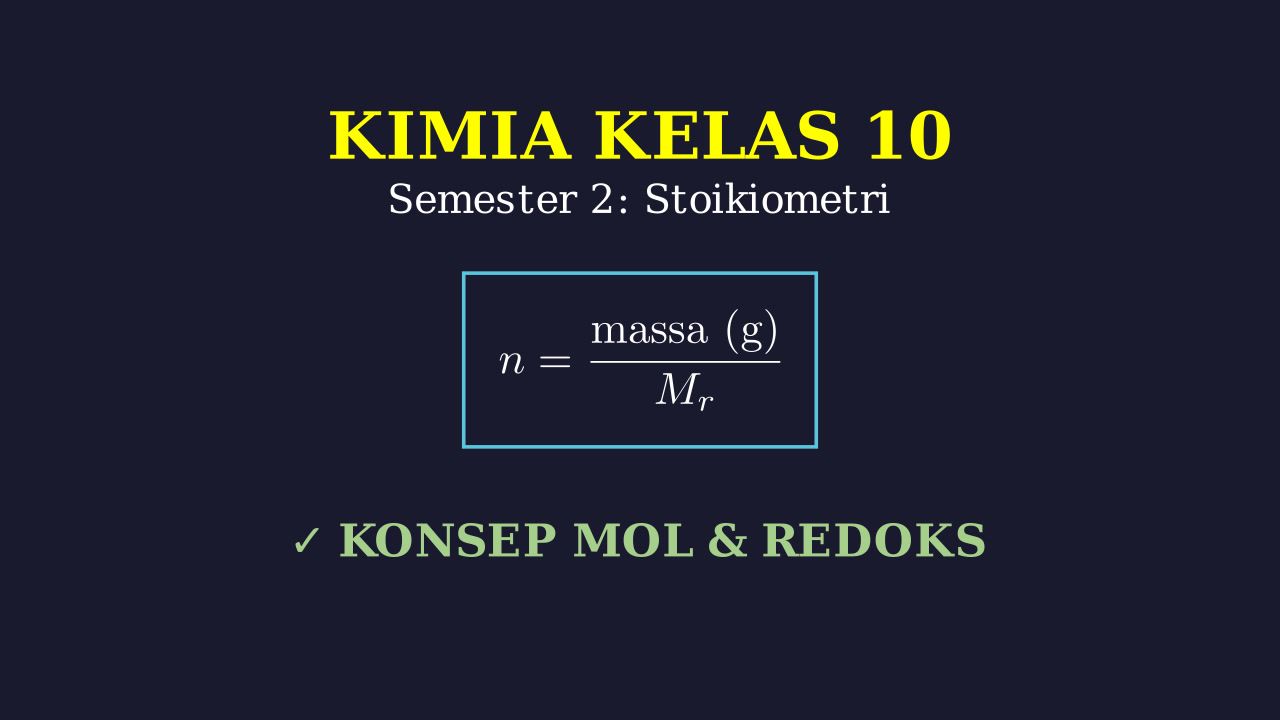 Kimia Kelas 10: Rangkuman Semester 2