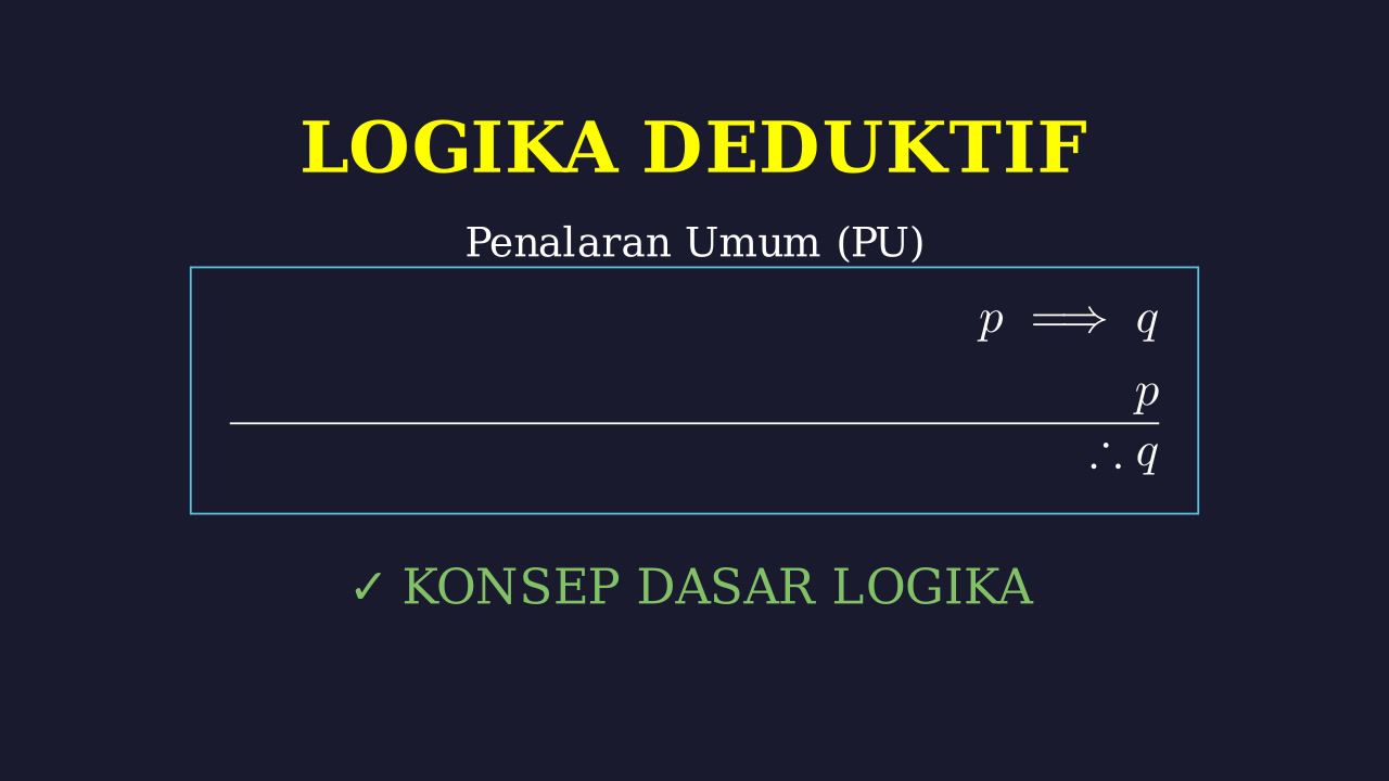 Konsep Dasar Logika