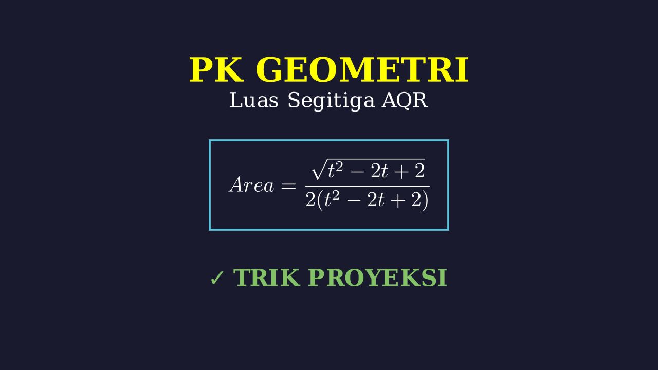 Luas Segitiga AQR: Geometri Ruang