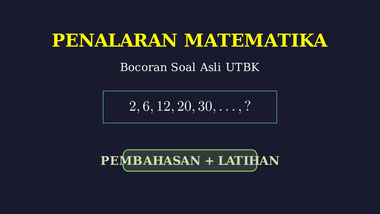Bedah Soal PM: Pembahasan & Latihan Setipe
