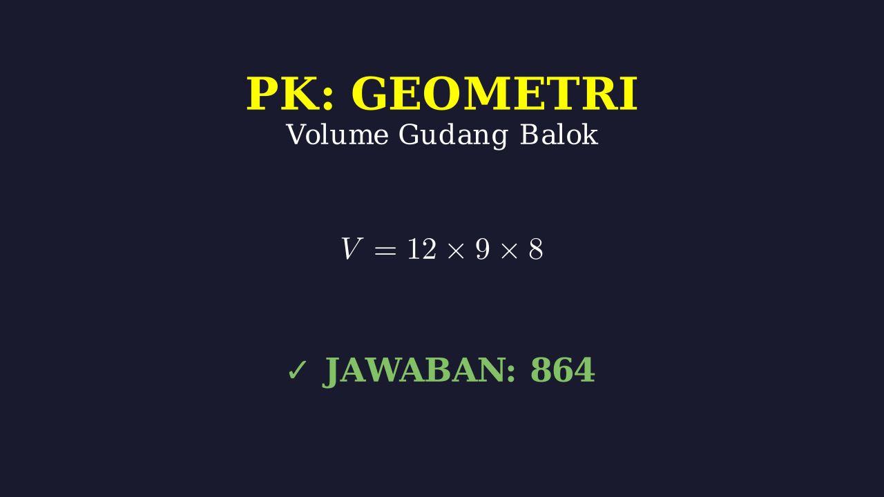 Volume Balok: Soal Cerita Gudang Beras