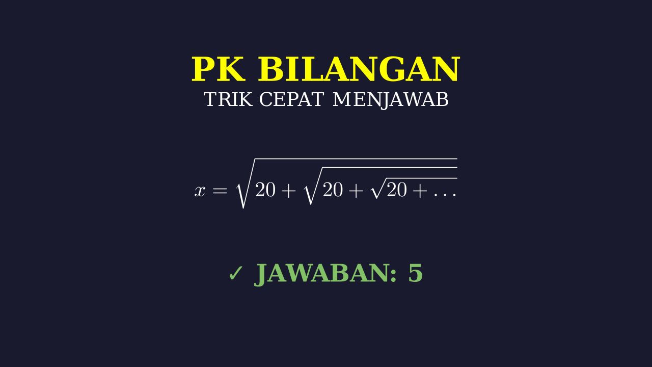 Trik Cepat Matematika