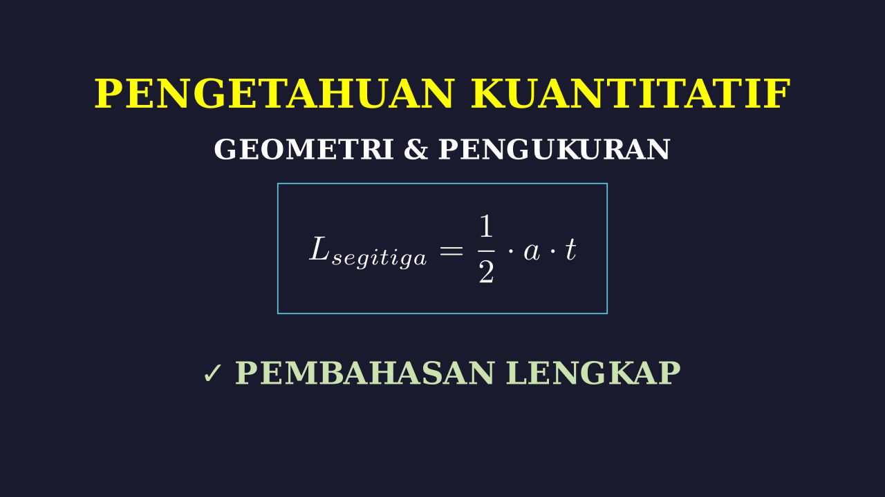 Geometri dan Pengukuran