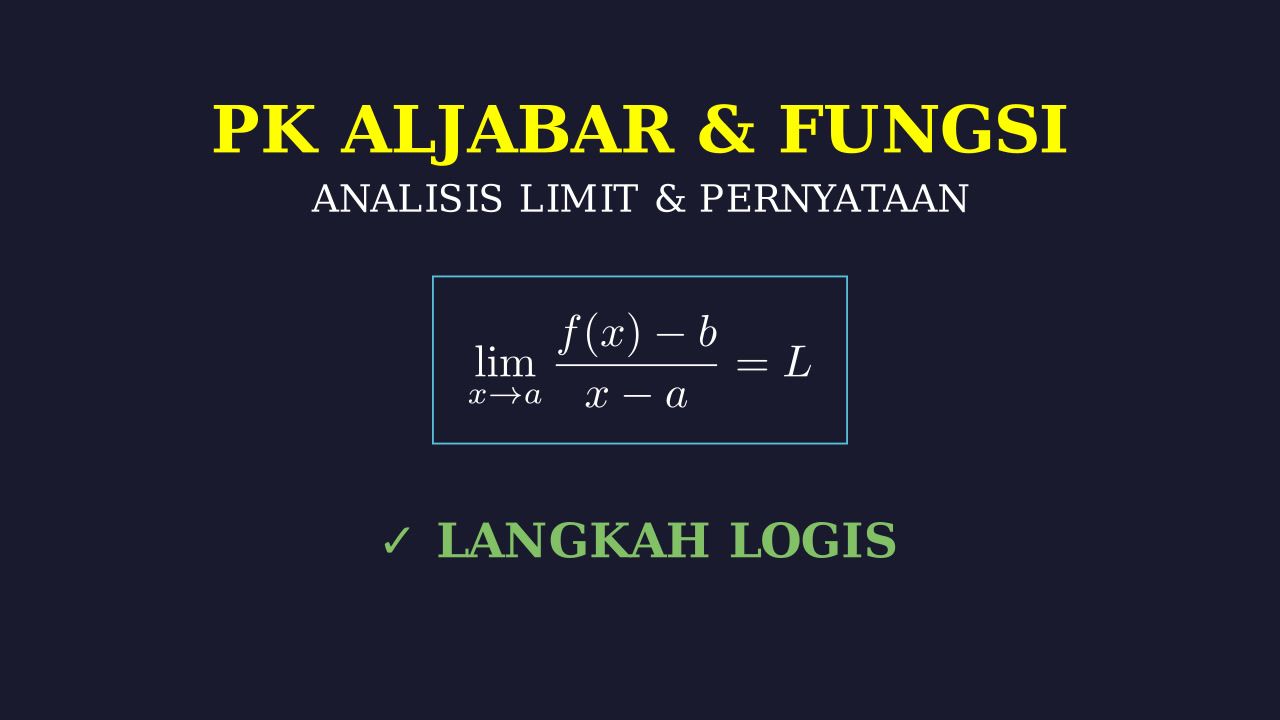 Limit: Analisis Pernyataan Logis