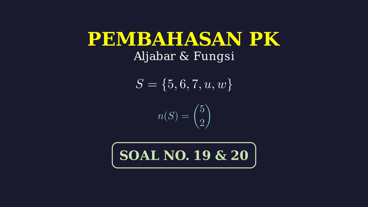 Peluang: Pengambilan Dua Bilangan