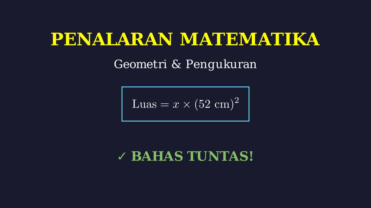 Menghitung Luas Jendela Panel Kaca