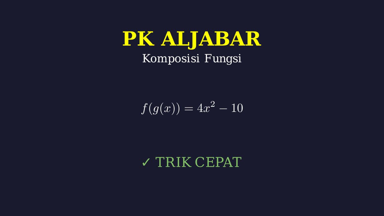 Langkah-Langkah Penyelesaian Soal