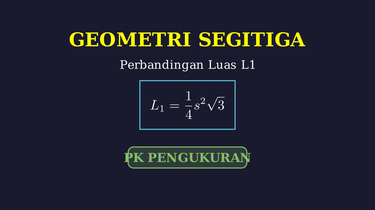 Perbandingan Luas Segitiga Geometri